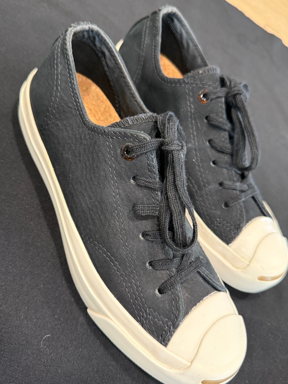 Converse Jack Purcell Black Low Top Sneakers Women’s 7.5 Men’s 6
